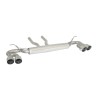 Silencieux arrière duplex en inox g/d avec 2 sorties rondes Sport Line 102mm décalées Silencieux arrière duplex en inox g/d avec 2 sorties rondes Sport Line 102mm décalées