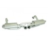Tube remplacement cat groupe n en inox Gauche/Droite + Silencieux arrière duplex en inox avec 2 sorties rondes centrales Spor. Tube remplacement cat groupe n en inox Gauche/Droite + Silencieux arrière duplex en inox avec 2 sorties rondes centrales Spor.