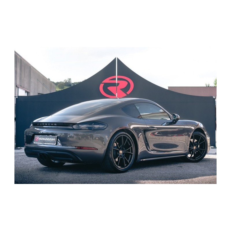 Tubes arrières duplex en inox g/d group n avec 1 sortie ronde Sport Line 90 mm