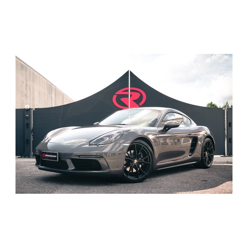 Tubes arrières duplex en inox g/d group n avec 1 sortie ronde Sport Line 90 mm