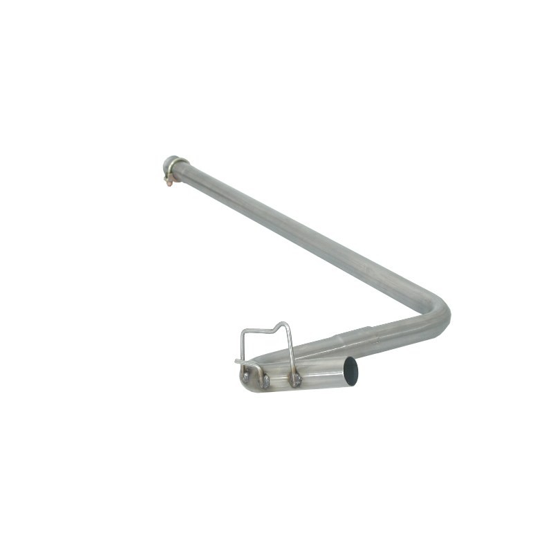 Tube remplacement cat groupe n + Tube intermédiaire groupe n sans silencieux en inox Tube remplacement cat groupe n + Tube intermédiaire groupe n sans silencieux en inox