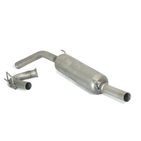 Silencieux arrière groupe n en inox avec 1 sortie ronde 50 mm Silencieux arrière groupe n en inox avec 1 sortie ronde 50 mm