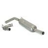 Silencieux arrière groupe n en inox avec 1 sortie ronde 50 mm Silencieux arrière groupe n en inox avec 1 sortie ronde 50 mm