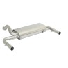 Silencieux arrière duplex en inox g/d avec 1 sortie ronde 54 mm Silencieux arrière duplex en inox g/d avec 1 sortie ronde 54 mm