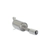 Silencieux arrière en inox avec 1 sortie ronde 80 mm Silencieux arrière en inox avec 1 sortie ronde 80 mm