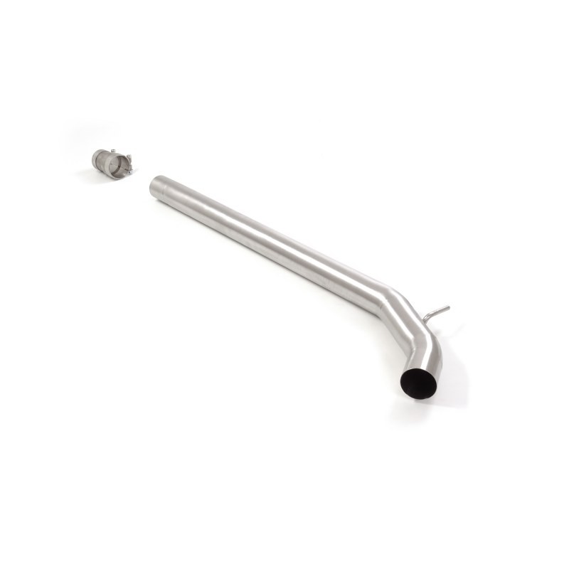 Tube intermédiaire groupe n sans silencieux en inox  
 Ligne avec diamètre majoré 76 mm