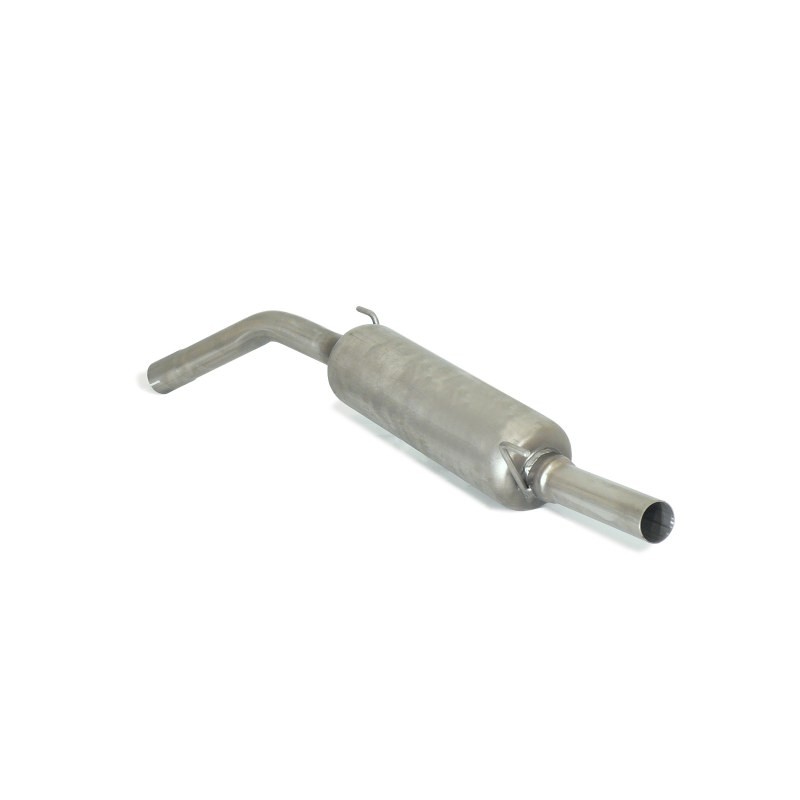  Silencieux arrière groupe n en inox avec 1 sortie ronde 50 mm