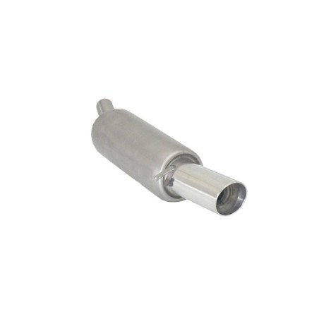 Silencieux arrière en inox avec 1 sortie ronde Sport Line 90 mm Silencieux arrière en inox avec 1 sortie ronde Sport Line 90 mm
