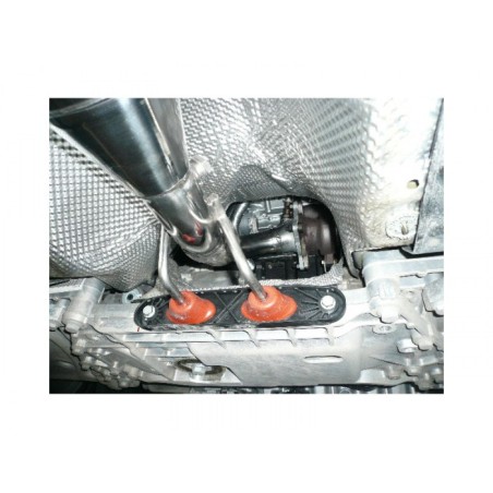 Silencieux arrière duplex en inox g/d avec 1 sortie ovale Sport Line 135x90 mm - Modifier le pare-chocs d'origine Silencieux arrière duplex en inox g/d avec 1 sortie ovale Sport Line 135x90 mm - Modifier le pare-chocs d'origine