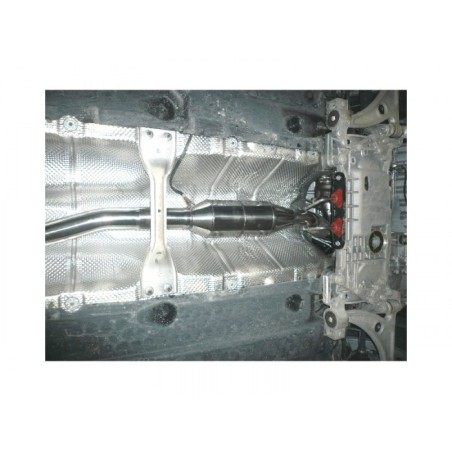 Silencieux arrière duplex en inox g/d avec 1 sortie ovale Sport Line 135x90 mm - Modifier le pare-chocs d'origine Silencieux arrière duplex en inox g/d avec 1 sortie ovale Sport Line 135x90 mm - Modifier le pare-chocs d'origine