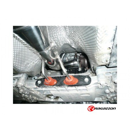 Silencieux arrière duplex en inox g/d avec 1 sortie ovale Sport Line 135x90 mm - Modifier le pare-chocs d'origine Silencieux arrière duplex en inox g/d avec 1 sortie ovale Sport Line 135x90 mm - Modifier le pare-chocs d'origine