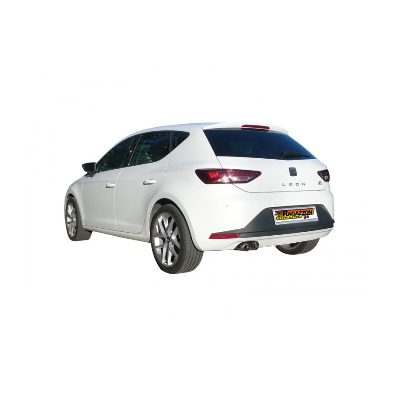 Silencieux arrière en inox avec 1 sortie ovale Sport Line 135x90 mm
 Seulement pour la version sans SCR / AdBlue