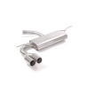 Silencieux arrière en inox avec 2 sorties rondes 80 mm décalées
Seulement pour la version sans SCR / AdBlue Silencieux arrière en inox avec 2 sorties rondes 80 mm décalées
Seulement pour la version sans SCR / AdBlue