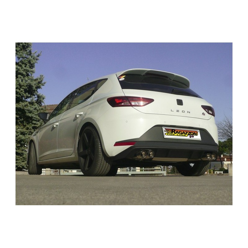 Silencieux arrière en inox avec 2 sorties rondes 80 mm décalées
 Seulement pour la version sans SCR / AdBlue