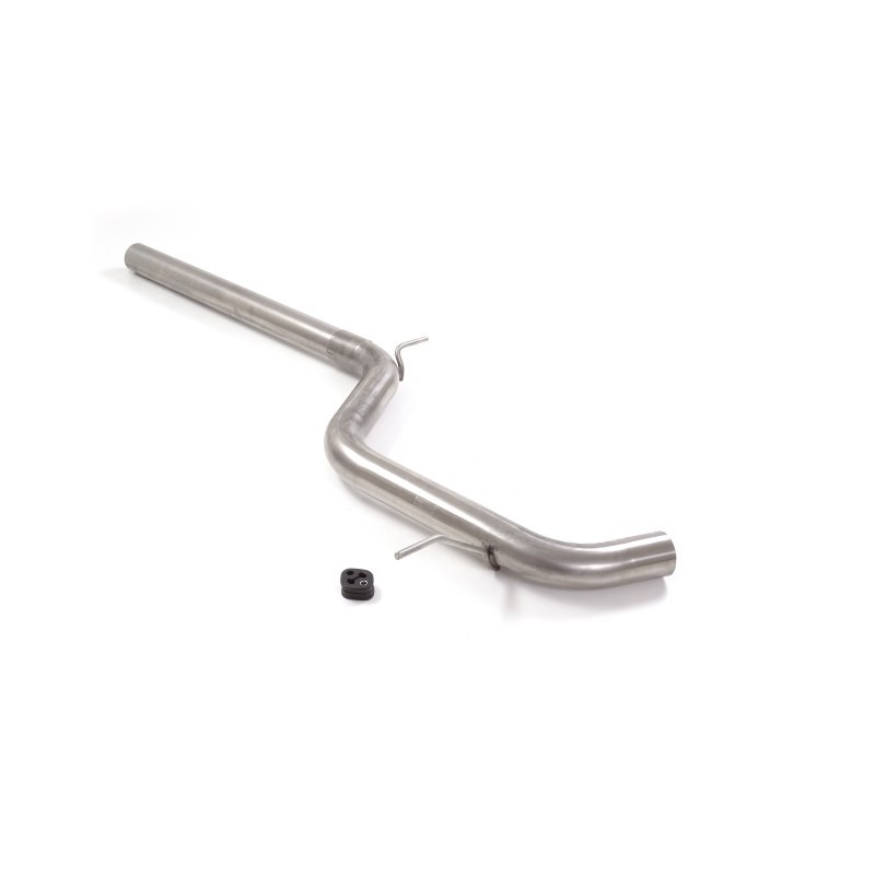 Tube intermédiaire groupe n sans silencieux en inox  
 Ligne avec diamètre majoré 76 mm