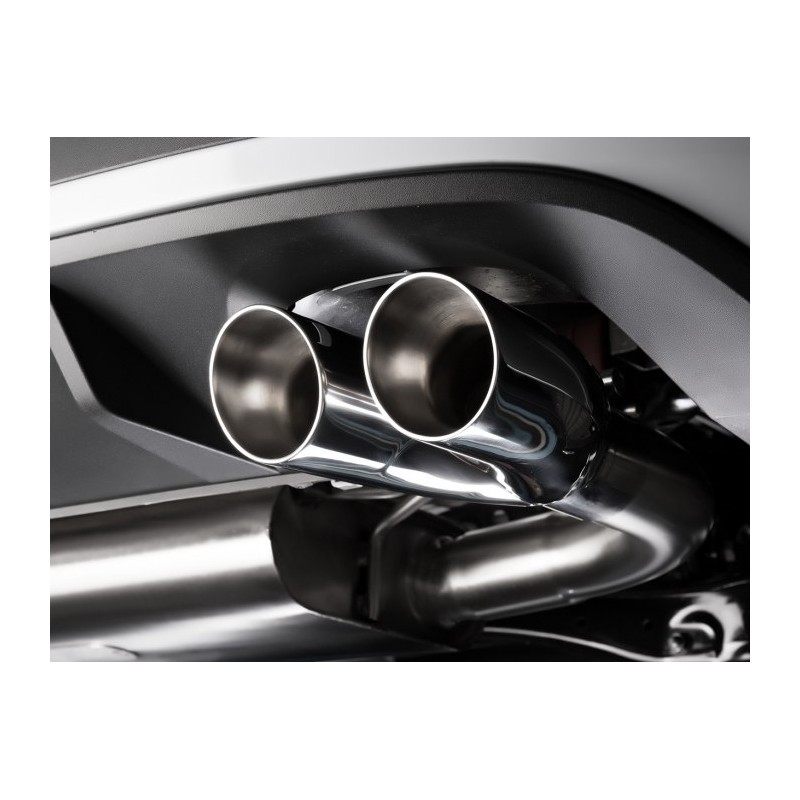 Tube intermédiaire groupe n sans silencieux en inox  
 Ligne avec diamètre majoré 76 mm