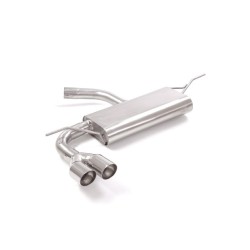 Silencieux arrière en inox avec 2 sorties rondes Sport Line 70 mm décalées
 Seulement pour la version sans SCR / AdBlue
 Lign.