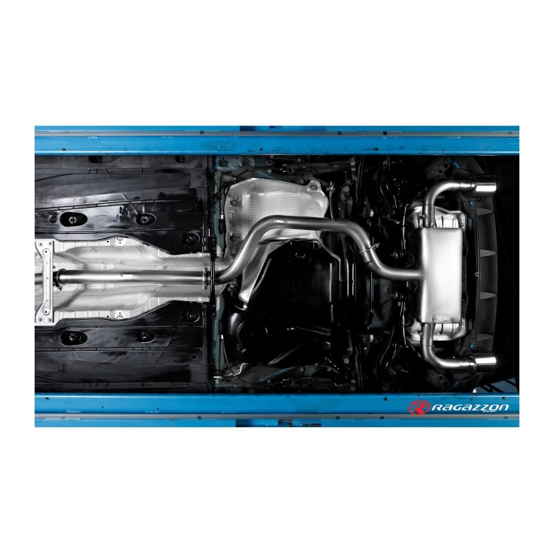 Tube intermédiaire groupe n sans silencieux en inox  
 Ligne avec diamètre majoré 76 mm