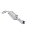 Silencieux arrière en inox avec 1 sortie ronde 90 mm - Modifier le pare-chocs d'origine Silencieux arrière en inox avec 1 sortie ronde 90 mm - Modifier le pare-chocs d'origine