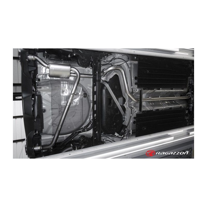 Tube intermédiaire groupe n sans silencieux en inox  