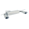 Silencieux arrière duplex en inox g/d avec 1 sortie ovale Sport Line 135x90 mm Silencieux arrière duplex en inox g/d avec 1 sortie ovale Sport Line 135x90 mm