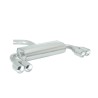 Silencieux arrière duplex en inox g/d avec 2 sorties rondes 80 mm Silencieux arrière duplex en inox g/d avec 2 sorties rondes 80 mm