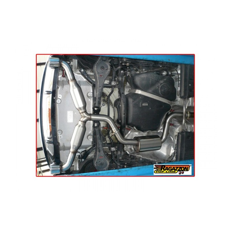 Tube remplacement cat groupe n en inox   
 Ligne avec diamètre majoré 76 mm
 Reprogrammation des modules électroniques nécess.