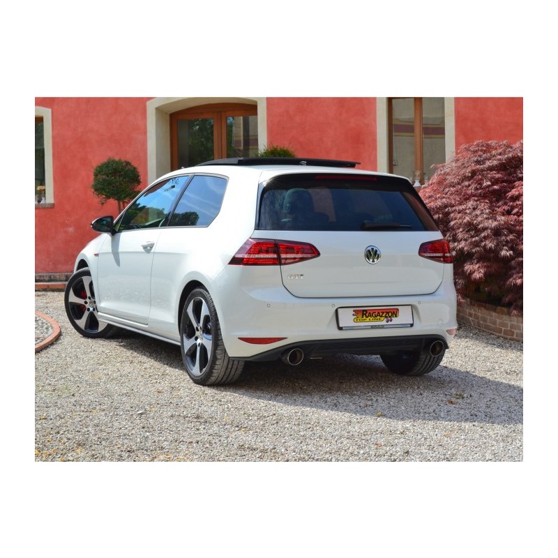 Silencieux intermédiaire en inox - Ligne avec diamètre majoré 70 mm