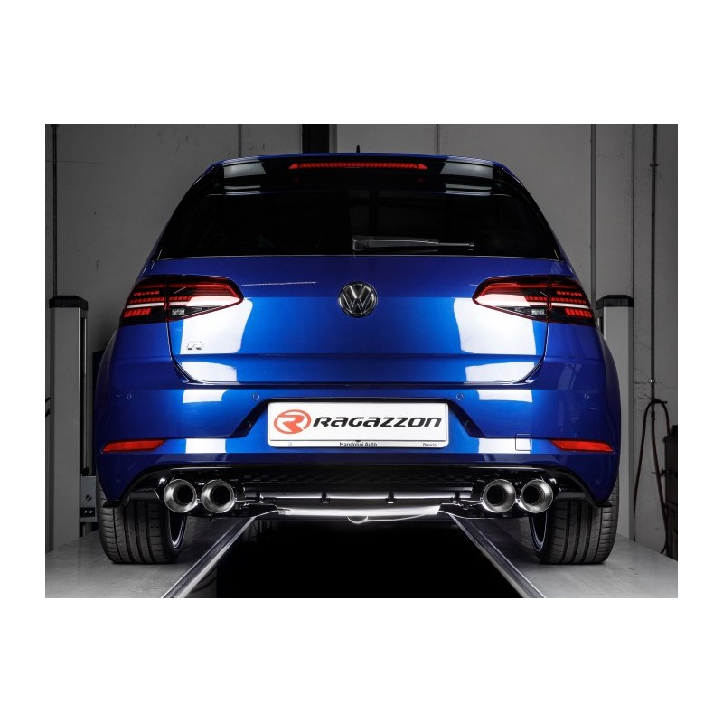 Silencieux intermédiaire en inox  
 Ligne avec diamètre majoré 76 mm