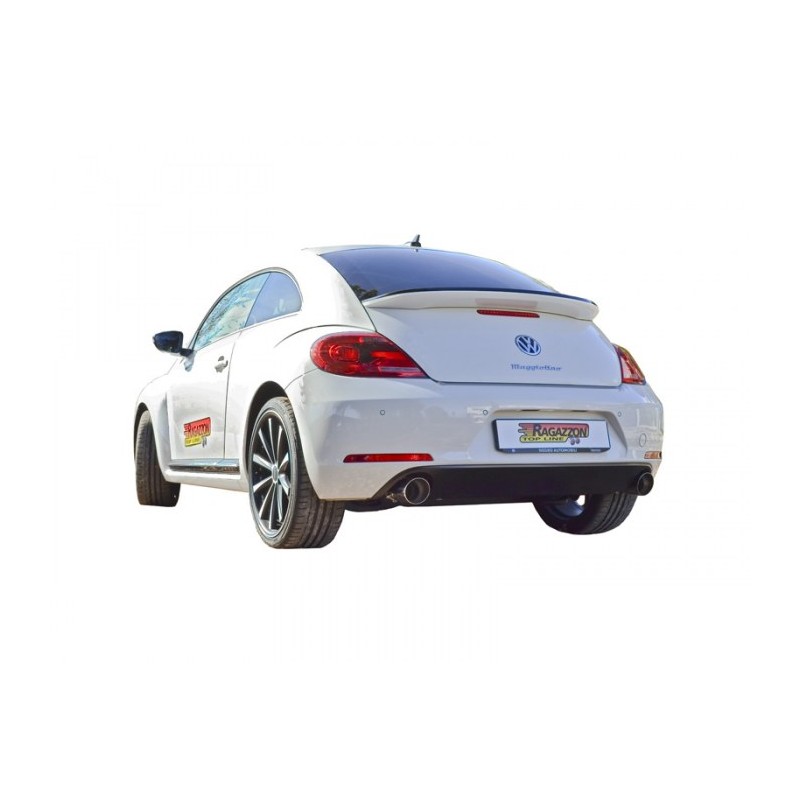 Silencieux intermédiaire en inox - Ligne avec diamètre majoré 60 mm