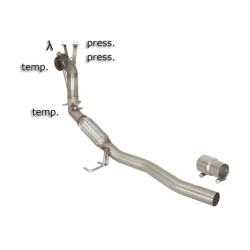 Tube remplacement cat. + tube remplacement filtre à particules groupe n en inox
 
 Reprogrammation des modules électroniques .