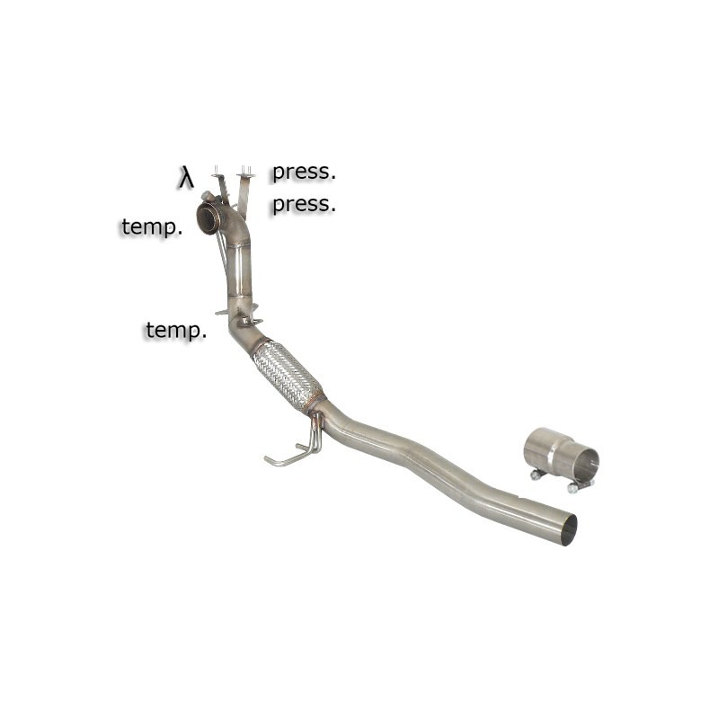 Tube remplacement cat. + tube remplacement filtre à particules groupe n en inox
 
 Reprogrammation des modules électroniques .