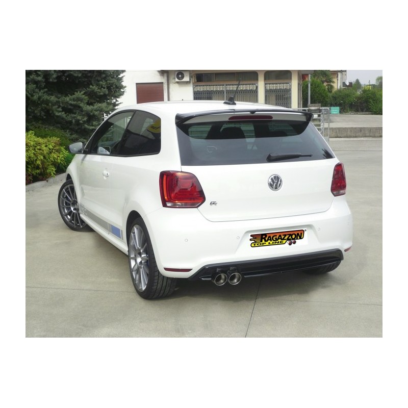 Silencieux intermédiaire en inox - Ligne avec diamètre majoré 63,5 mm