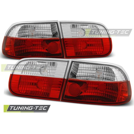 HONDA CIVIC 09.91-08.95 3D ROUGE BLANC HONDA CIVIC 09.91-08.95 3D ROUGE BLANC