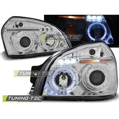 HYUNDAI TUCSON 07.04-10 ANGEL EYES CHROME HYUNDAI TUCSON 07.04-10 ANGEL EYES CHROME