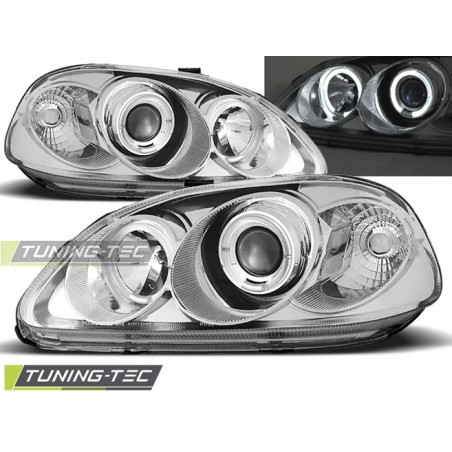 HONDA CIVIC 09.95-02.99 ANGEL EYES CHROME HONDA CIVIC 09.95-02.99 ANGEL EYES CHROME