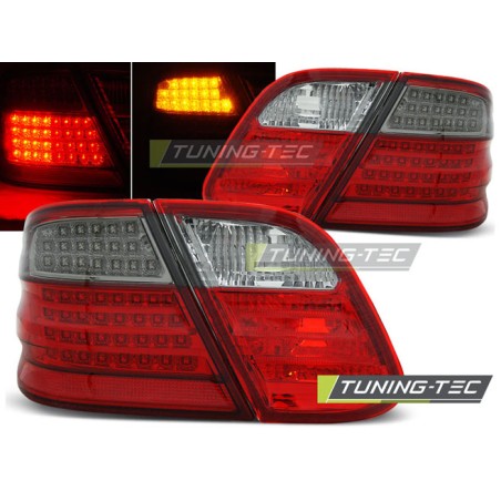 Feux arrière LED rouge fumé pour MERCEDES CLK W208 03.97-04.02