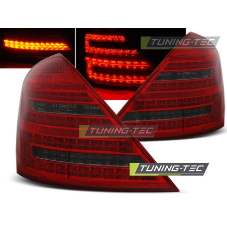 Feux arrière LED rouge fumé pour MERCEDES W221 S-KLASA 05-09