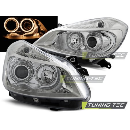 RENAULT CLIO 3 05-09 ANGEL EYES CHROME