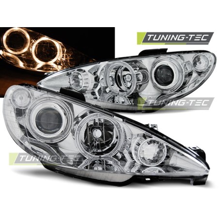 PEUGEOT 206 02-ANGEL EYES CHROME PEUGEOT 206 02-ANGEL EYES CHROME