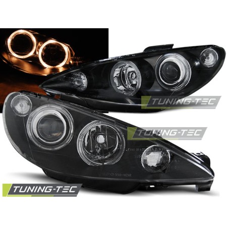 PEUGEOT 206 02-ANGEL EYES NOIR PEUGEOT 206 02-ANGEL EYES NOIR