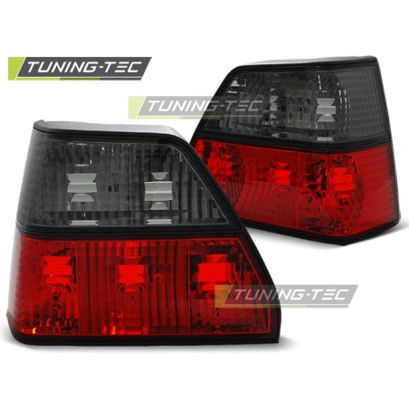 Feux arrière rouge fumé pour VW Golf 2 08.83-08.91 Feux arrière rouge fumé pour VW Golf 2 08.83-08.91