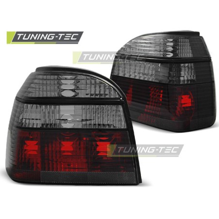Feux arrière rouge fumé pour VW Golf 3 09.91-08.97 Feux arrière rouge fumé pour VW Golf 3 09.91-08.97