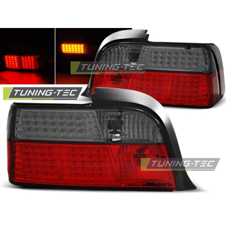 Feux arrière LED rouge fumé pour BMW E36 12.90-08.99 Coupé