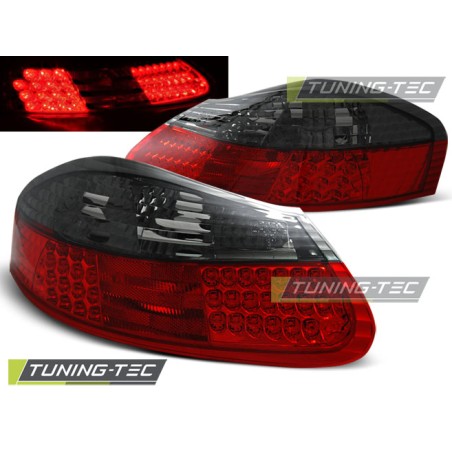 Feux arrière LED rouge fumé pour PORSCHE BOXSTER 96-04