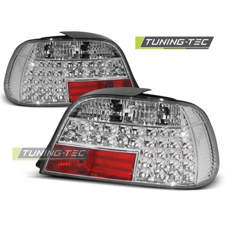 FEUX ARRIÈRE LED CHROME compatible BMW E38 06.94-07.01