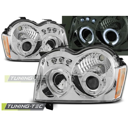 CHRYSLER JEEP GRAND CHEROKEE 05-08 ANGEL EYES CHROME CHRYSLER JEEP GRAND CHEROKEE 05-08 ANGEL EYES CHROME