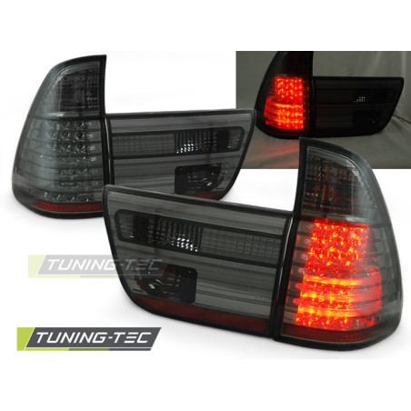 Feux arrière LED fumés compatibles BMW X5 E53 09.99-10.03 Feux arrière LED fumés compatibles BMW X5 E53 09.99-10.03