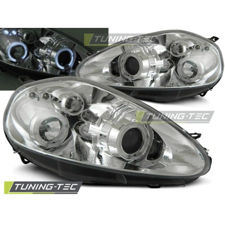 FIAT GRANDE PUNTO 09.05-08 ANGEL EYES CHROME