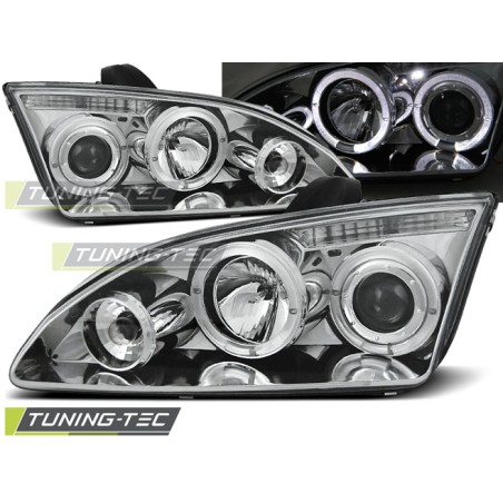 FORD FOCUS II 09.04-01.08 ANGEL EYES CHROME